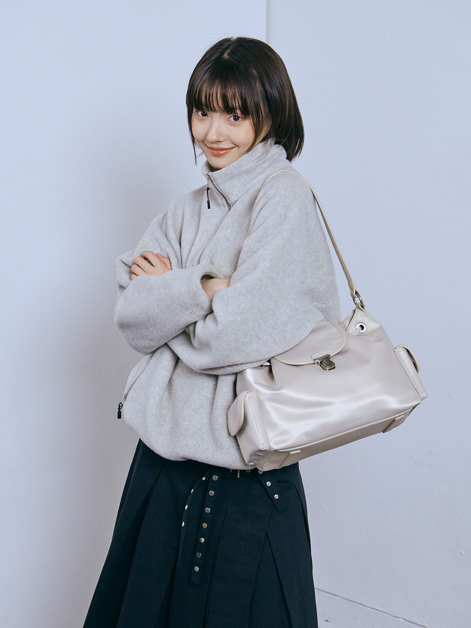 Puff Nylon H76326010 Ivory