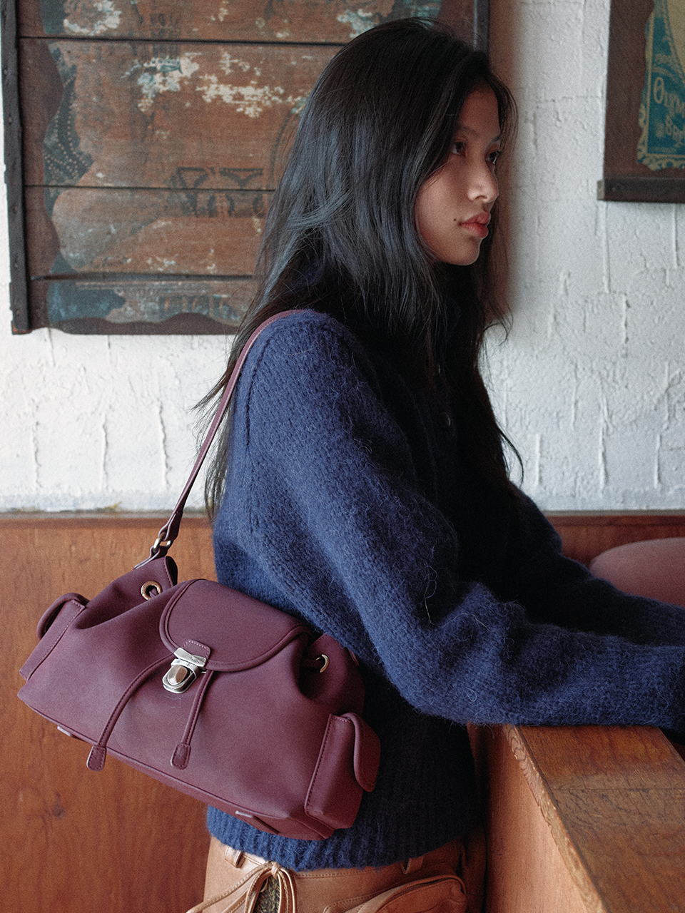 Puff H76326020 Bordeaux