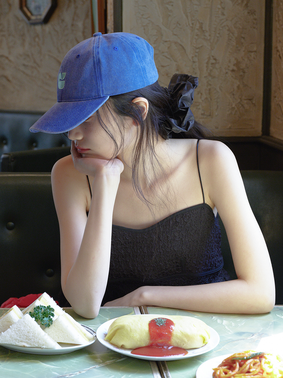 New logo washed cap J74104010